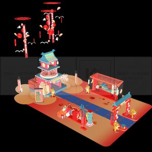 2022虎年新年美陳（攬星計(jì)劃）